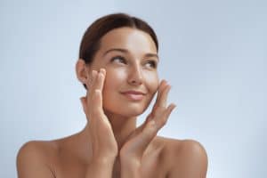 Woman with smooth skin representing cosmetic injectable results.